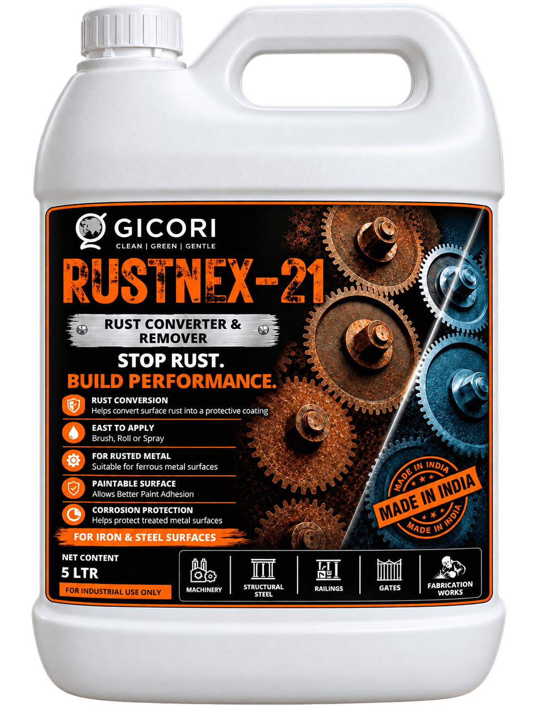 GICORI RUSTNEX-21 Industrial Rust Remover